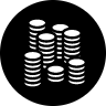 Icon of stacked coins